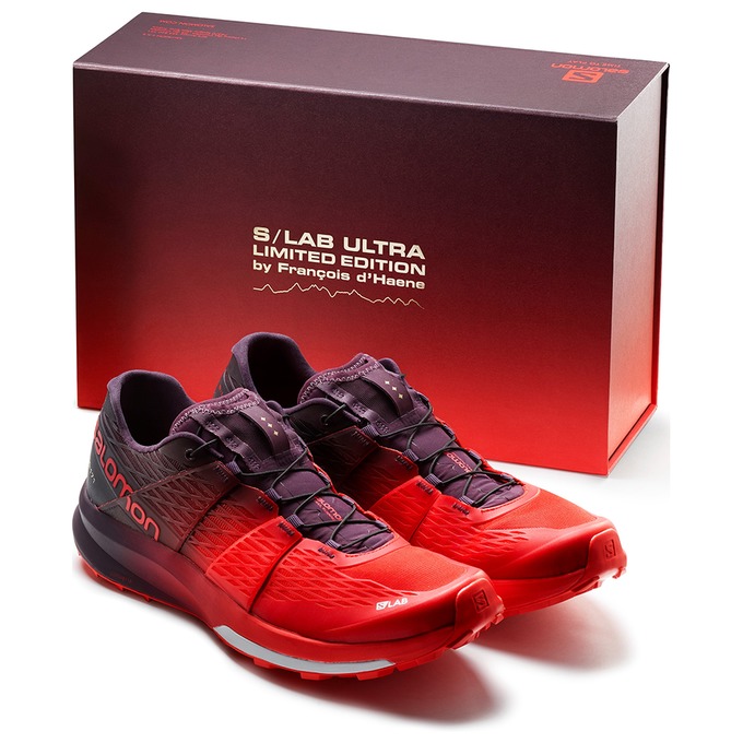 Chaussures De Trail Running Salomon Femme Rouge / Violette - Salomon S/LAB ULTRA LTD EDITION - Franc